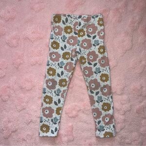 Gray Girls Size 5T Simple Joys By Carter’s Pink Flower Casual Pants Leggings